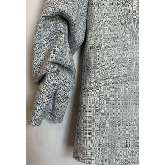 H&M Womens Textured Coastal Blazer Jacket Size 6 Office Corpcore Career Preppy - Picture 4 of 11